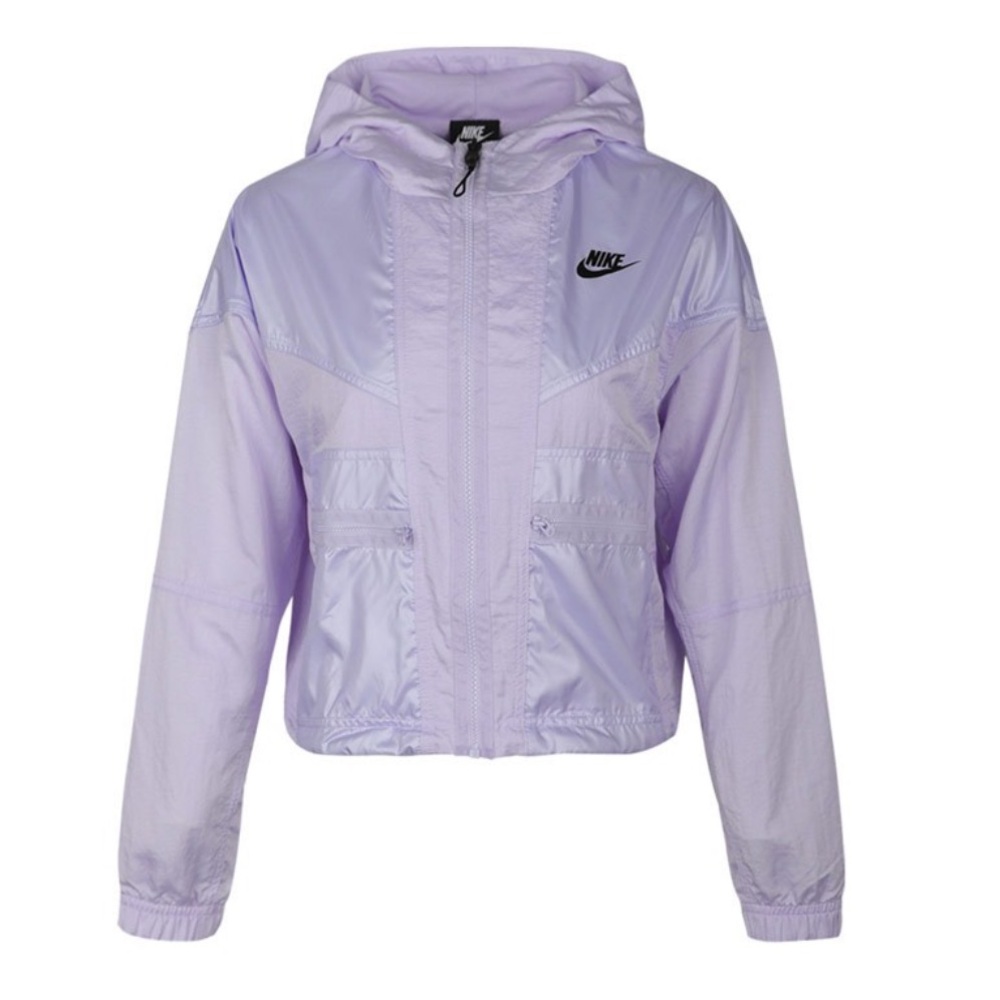Nike Sportswear Windrunner Cargo Rebel Jacket in Light Purple (plus size)